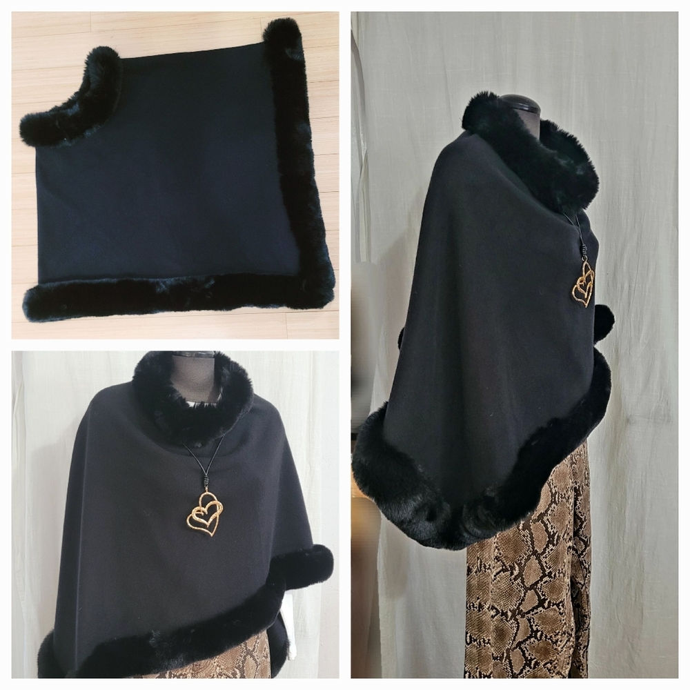 Poncho  Sweater/ OS - Picture 5 of 10